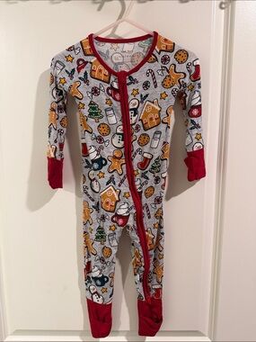 Little Sleepies Holiday One-Piece zippy